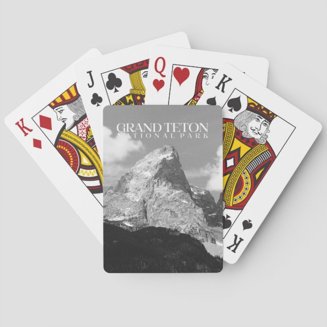 Baralho Grand Teton Playing Cards, Parque Nacional (Verso)