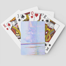 Baralho Grande Canal em Veneza (por Claude Monet)