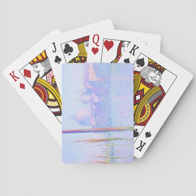 Baralho Grande Canal em Veneza (por Claude Monet) (Verso)