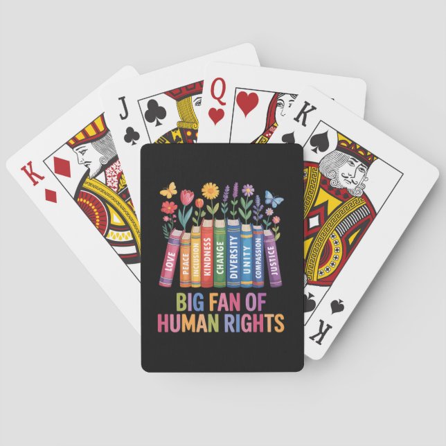 Baralho Grande Fã dos Direitos Humanos (Verso)