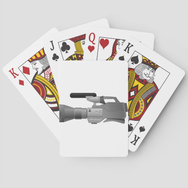 Baralho Grandes cartões de jogo da câmara de vídeo (Verso)