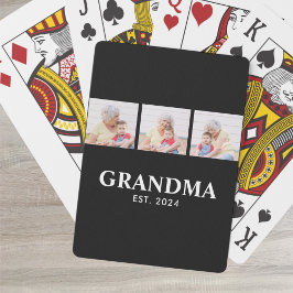 Baralho Grandma Established Modern Bold Black 3 Photo