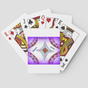 Baralho "Gratidão Paz Amor Unir" Mandala Art Impressão