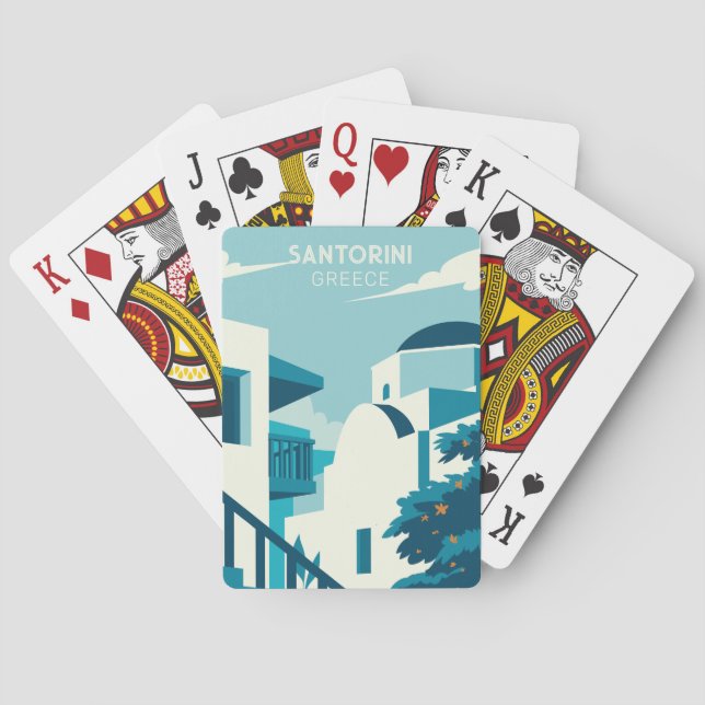 Baralho Grécia de Texto Personalizada (Verso)