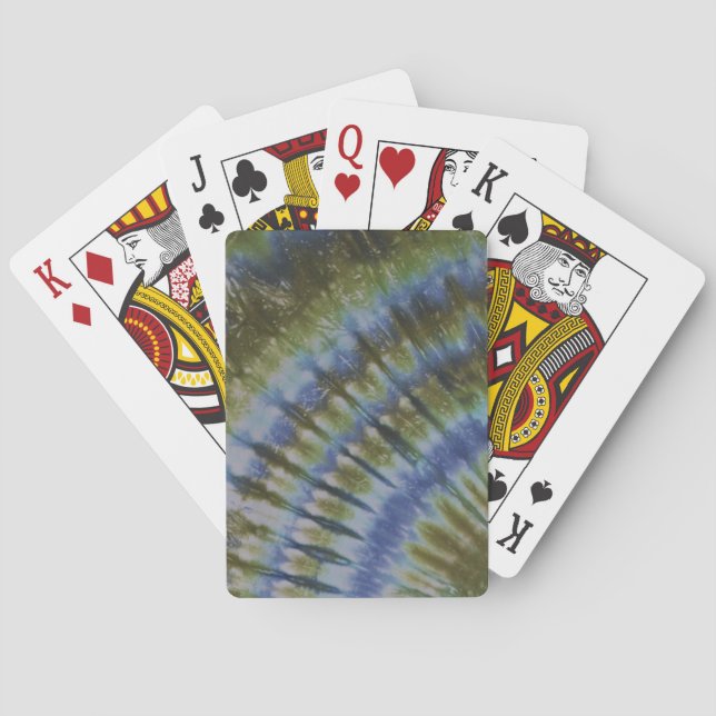 Baralho Green Tie Dye Playing Cards (Verso)
