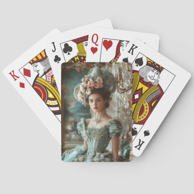 Baralho Greta em Cartões de Brincadeira Verdes (Verso)