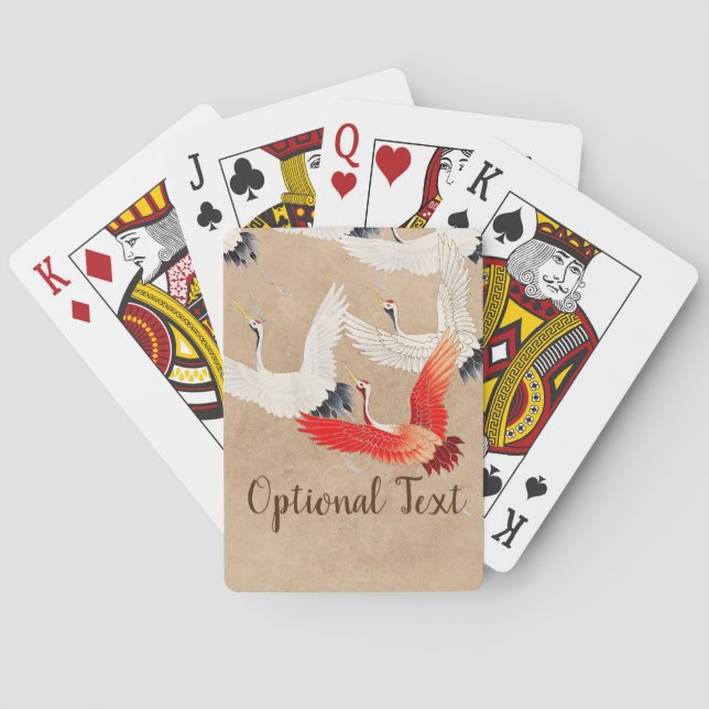 Baralho Gruas voadoras japonesas (Verso)