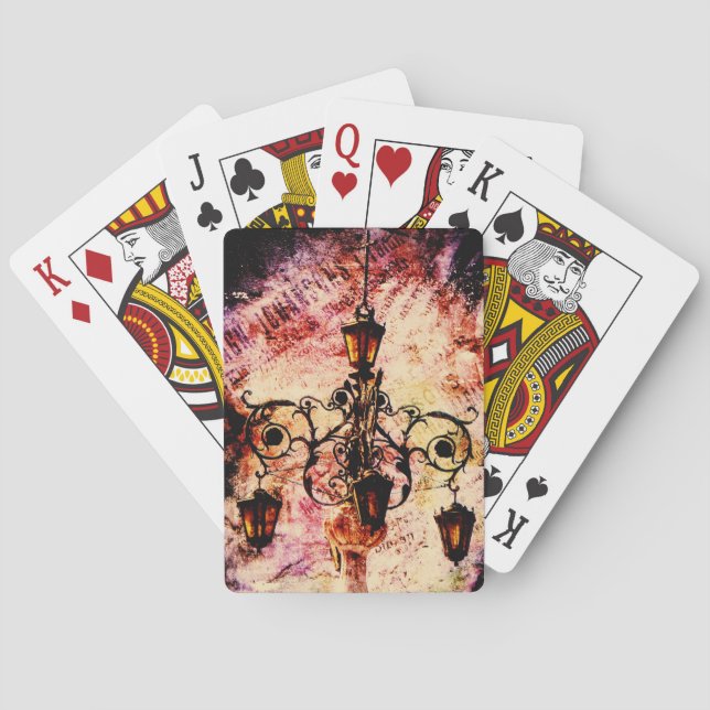 Baralho Grunge Rosa claro Plaza (Verso)