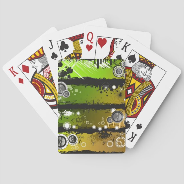 Baralho Grunge Style Music Banner (Verso)