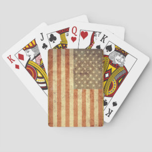 Baralho Grunge USA Flag