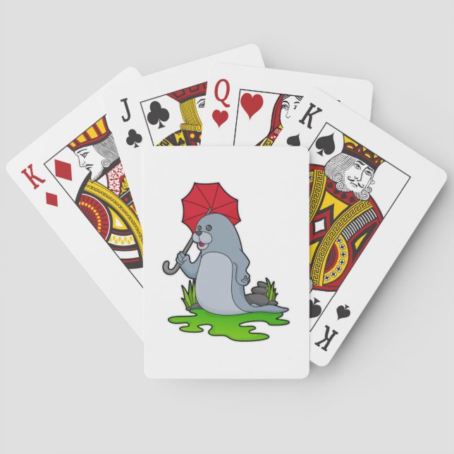 Baralho Guarda-chuva com junção (Verso)