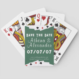 Baralho Guardar As Cartões De Reprodução De Data