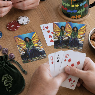 Baralho Guardiã Fada Outonal Doberman Fantasia