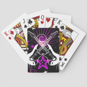 Baralho Guitar Rock N Roll Deck de Cartões
