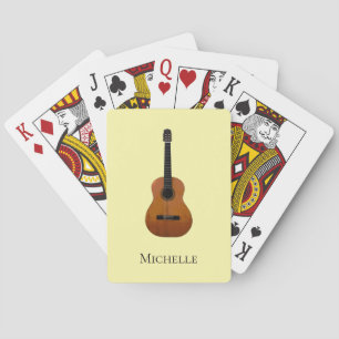 Baralho Guitarra - Amarelo Musical