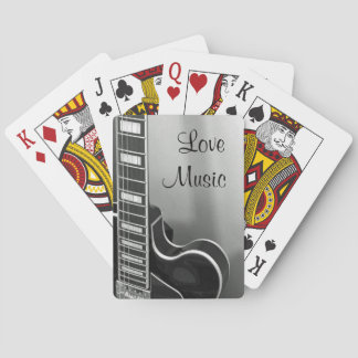 Baralho Guitarra customizável da música do amor