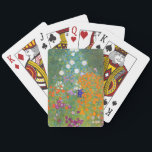 Baralho Gustav Klimt: Jardim Flor<br><div class="desc">Um belo e clássico baralho de jogar com um jardim florístico colorido,  pintado pelo pintor simbolista austríaco Gustav Klimt.</div>
