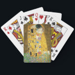Baralho Gustav Klimt O Beijo Vintage Art Nouveau Painting<br><div class="desc">Gustav Klimt The Kiss Vintage Art Nouveau Painting The Kiss (Em alemão: Der Kuss) foi pintado pelo pintor simbolista austríaco Gustav Klimt entre 1907 e 1908, ponto alto de seu período de Ouro, quando pintou várias obras em estilo semelhante. A pintura é amplamente considerada uma obra-prima do início do período...</div>