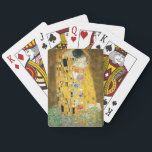 Baralho Gustav Klimt O Beijo Vintage Art Nouveau Painting<br><div class="desc">Gustav Klimt The Kiss Vintage Art Nouveau Painting The Kiss (Em alemão: Der Kuss) foi pintado pelo pintor simbolista austríaco Gustav Klimt entre 1907 e 1908, ponto alto de seu período de Ouro, quando pintou várias obras em estilo semelhante. A pintura é amplamente considerada uma obra-prima do início do período...</div>