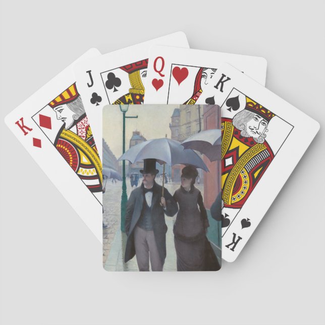 Baralho Gustave Caillebotte - Paris Street; Rainy Day (Verso)