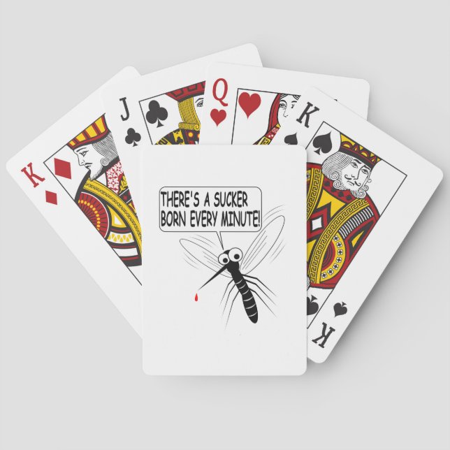 Baralho Há um Nascer Sucker a cada minuto (Verso)