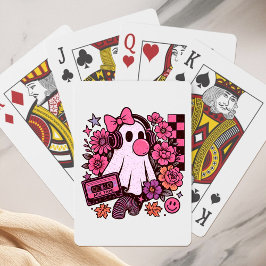 Baralho Halloween de Bublegum Aestético Retro Ghost Girl