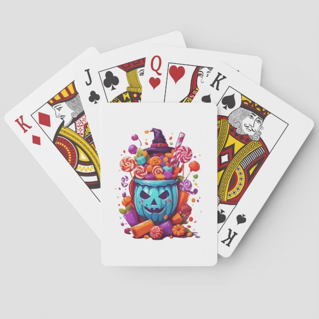 Baralho Halloween engraçado  (Verso)