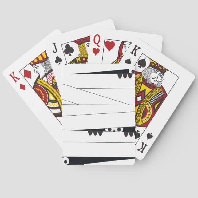 Baralho Halloween Peeking Mummy (Verso)