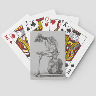Baralho Halloween Skeleton Sitting Anatomia