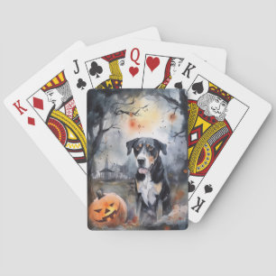 Baralho Halloween Suíço Maior Com Abóboras Assustador