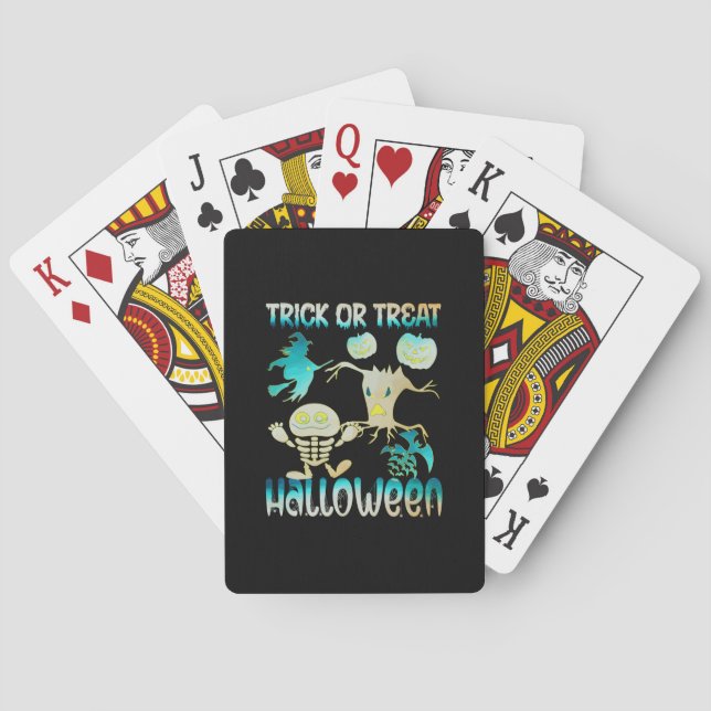Baralho Halloween Trick Ou Treine Halloween (Verso)