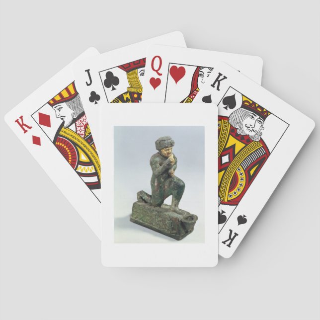 Baralho Hammurabi, rei de Babylon, praying antes de um (Verso)