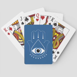 Baralho Hamsa Mão Grego Mau Olho Azul