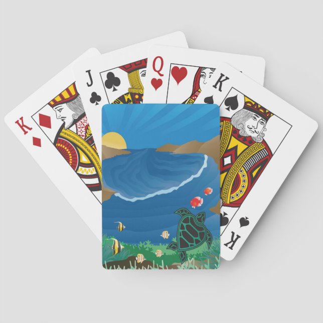 Baralho Hanauma Bay Hawaii (Verso)