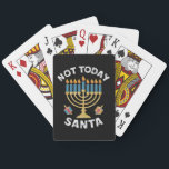 Baralho Hanukkah Hoje Não Papai noel o judeu Chanukah<br><div class="desc">Hanukkah Hoje Não Papai noel o judeu Chanukah</div>