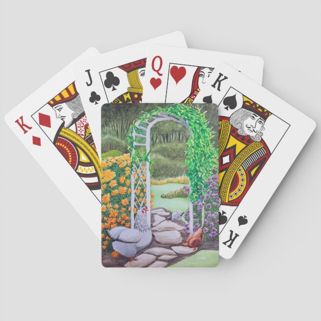 Baralho Happy Chicken Garden  (Verso)