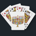 Baralho Happy Hanukkah Dreidels Menorah<br><div class="desc">Você está vendo a coleção de Design Lee Hiller. Roupa,  Ofertas e Coleções Lee Hiller Fotografia ou Coleção de Arte Digital. Você pode ver sua fotografia da Nature em http://HikeOurPlanet.com/ e seguir seu blog de caminhada no Hot Primavera National Park.</div>