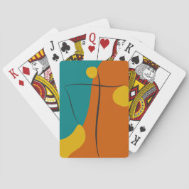 Baralho Harmonia de Abstrato retrô