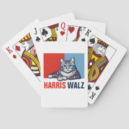 Baralho Harris Walz 2024 Obviamente Blue Cat
