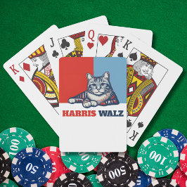 Baralho Harris Walz 2024 obviamente Cat