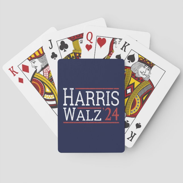 Baralho Harris Walz Eleição 2024 I (Verso)