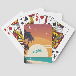 Baralho Havaiano/Aloha/Tropical/praia