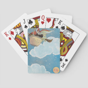 Baralho Havia uma velha mulher jogada numa cesta, Rhyme