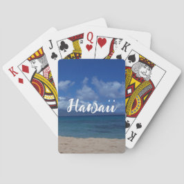 Baralho Hawaii Beach tocando cartas