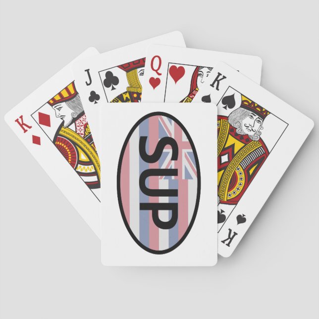 Baralho Hawaii Flag Standup Paddling (Verso)