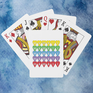 Baralho Hawaii Hearts Rainbow