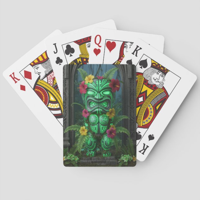 Baralho Hawaiian Tiki God Playing Cards (Verso)