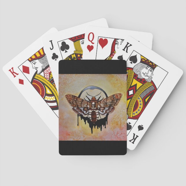 Baralho Hawk Moth, Chefe da Morte (Verso)