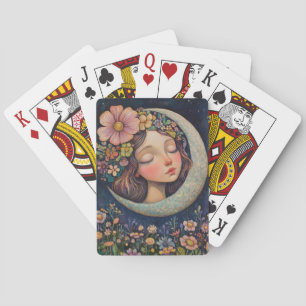 Baralho Headdress Floral & Crescent Moon