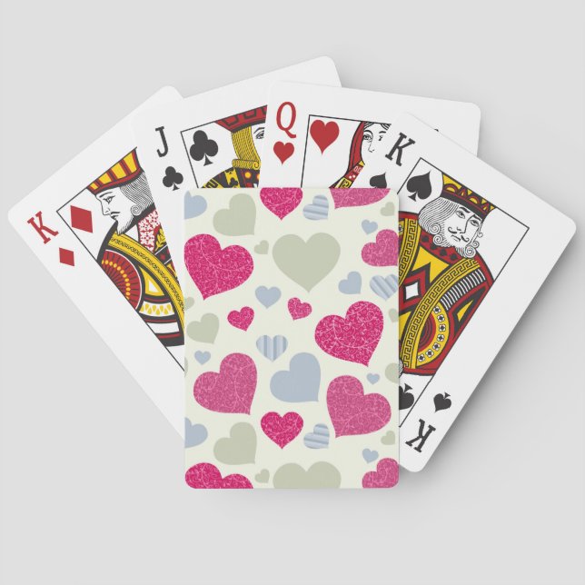 Baralho Hearts Background (Verso)